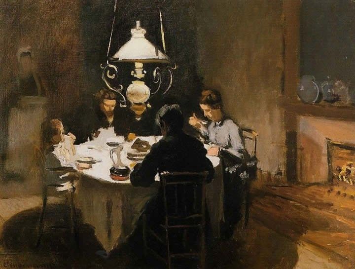 Claude Monet The Dinner